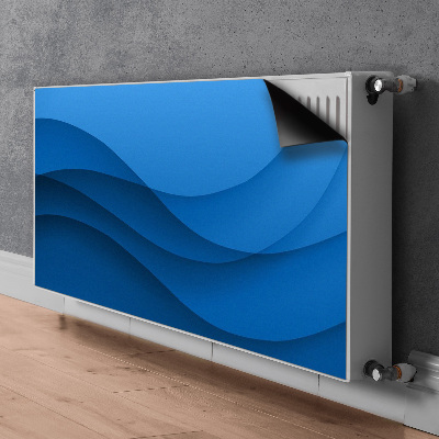 Copertura magnetica per termosifone Attraversamento blu