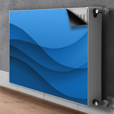 Copertura magnetica per termosifone Attraversamento blu