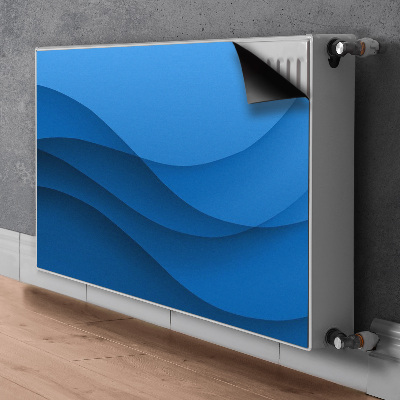 Copertura magnetica per termosifone Attraversamento blu