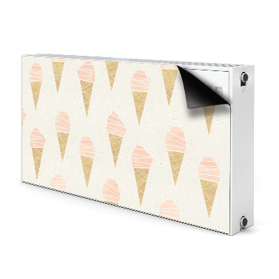 Copertura magnetica per termosifone Gelato rosa