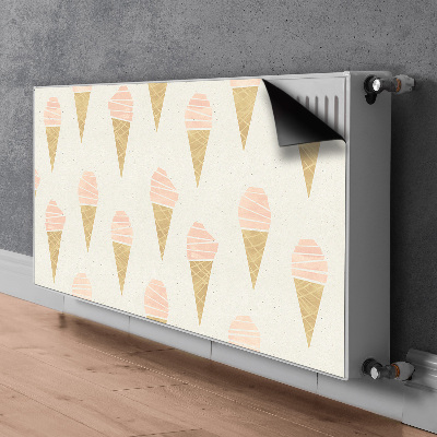 Copertura magnetica per termosifone Gelato rosa