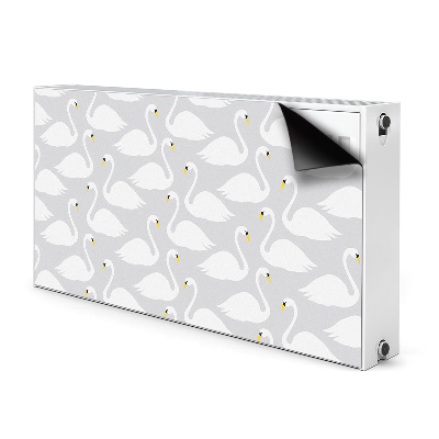 Cover per termosifone Cigni bianchi