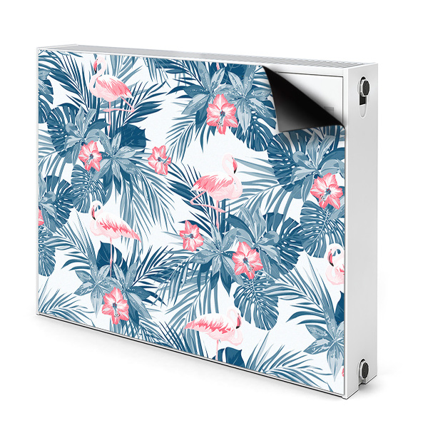 Cover per termosifone Flamingos e macchie