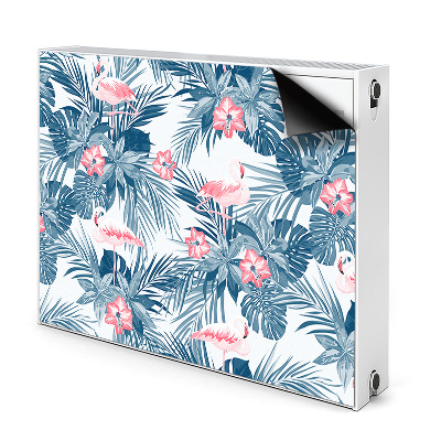 Cover per termosifone Flamingos e macchie