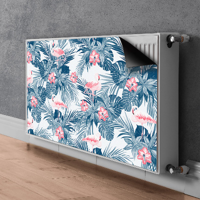 Cover per termosifone Flamingos e macchie