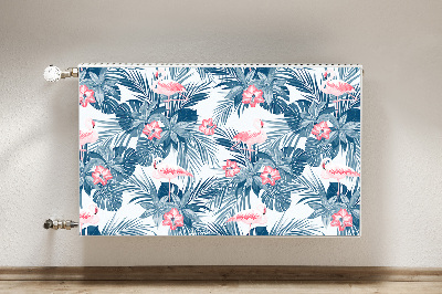 Cover per termosifone Flamingos e macchie