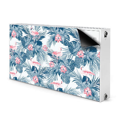 Cover per termosifone Flamingos e macchie