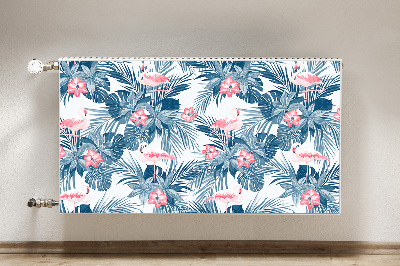 Cover per termosifone Flamingos e macchie