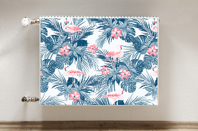 Cover per termosifone Flamingos e macchie