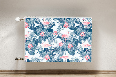 Cover per termosifone Flamingos e macchie