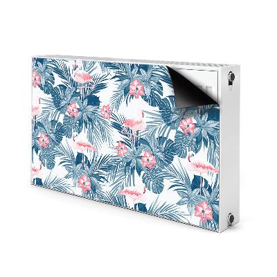 Cover per termosifone Flamingos e macchie