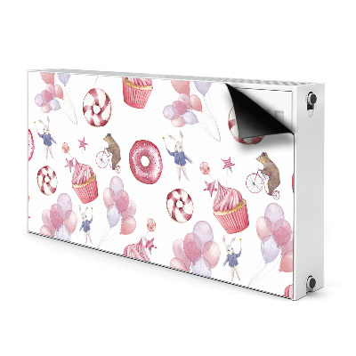 Cover per termosifone Dolci e palloncini