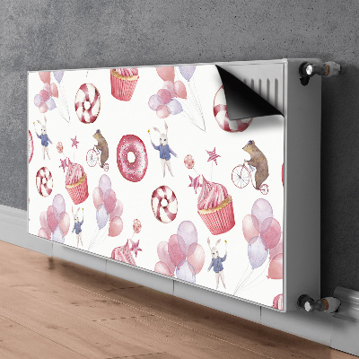 Cover per termosifone Dolci e palloncini