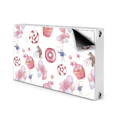 Cover per termosifone Dolci e palloncini