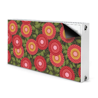 Cover magnetica per radiatore Fiori geometrici