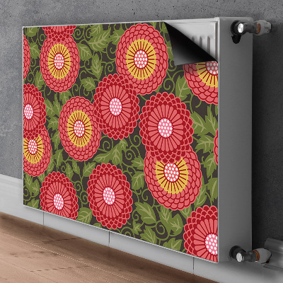 Cover magnetica per radiatore Fiori geometrici