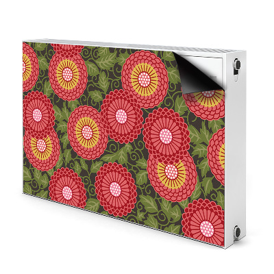 Cover magnetica per radiatore Fiori geometrici