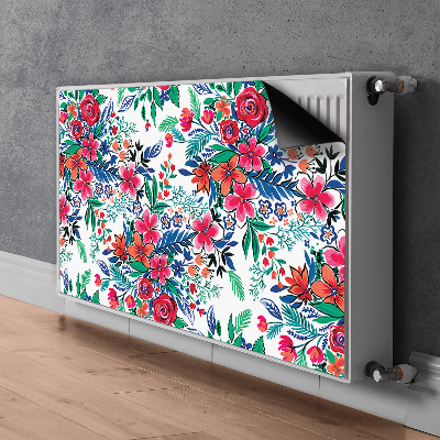 Copertura magnetica per radiatore Fiori colorati