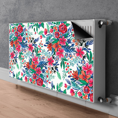 Copertura magnetica per radiatore Fiori colorati