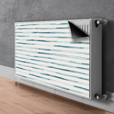 Copertura magnetica per termosifone Linee blu