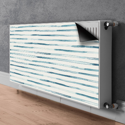 Copertura magnetica per termosifone Linee blu