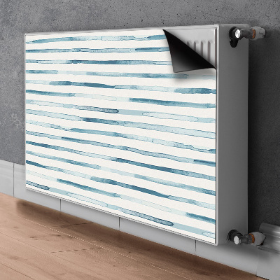 Copertura magnetica per termosifone Linee blu