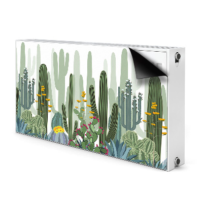 Cover magnetica per radiatore Cactus in fiore