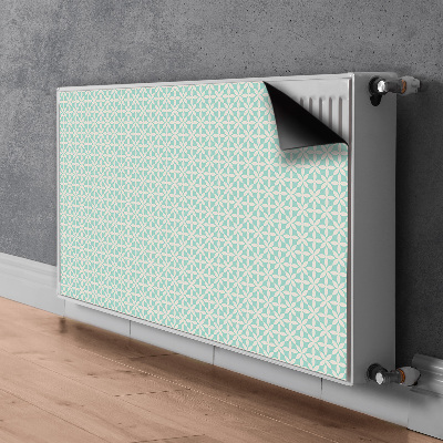 Adesivo magnetico per radiatore Pattern bianco e blu