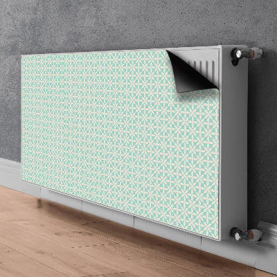 Adesivo magnetico per radiatore Pattern bianco e blu