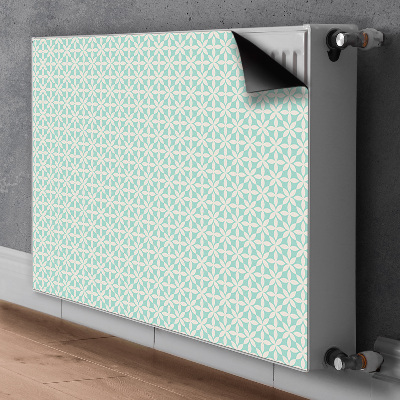 Adesivo magnetico per radiatore Pattern bianco e blu