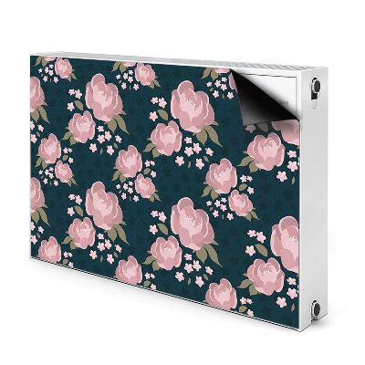 Cover magnetica per radiatore Fiori rosa