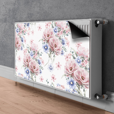 Copertura magnetica per termosifone Delicato bouquet