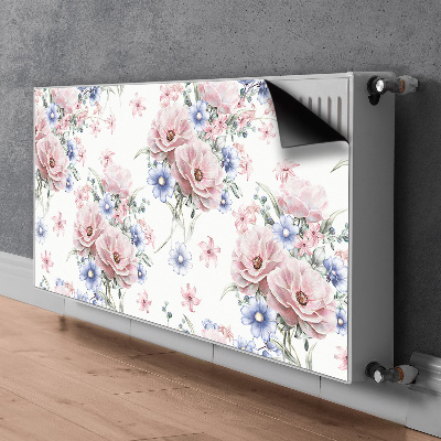 Copertura magnetica per termosifone Delicato bouquet