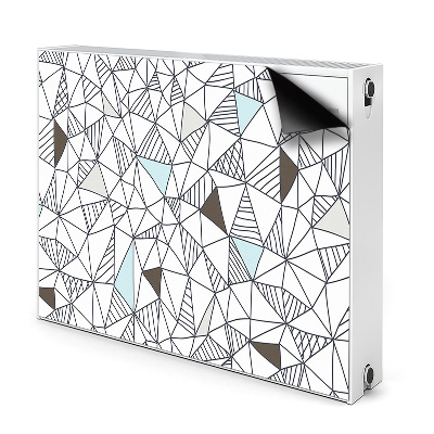 Cover magnetica per radiatore Pattern geometrico