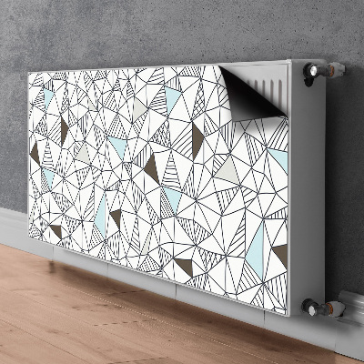 Cover magnetica per radiatore Pattern geometrico