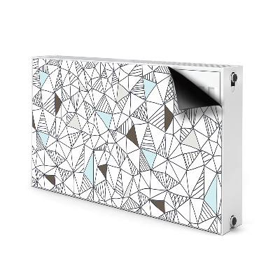 Cover magnetica per radiatore Pattern geometrico