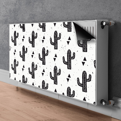 Cover magnetica per radiatore Cactus neri