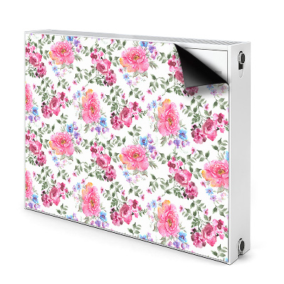 Cover per termosifone Fiori rosa