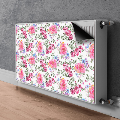 Cover per termosifone Fiori rosa