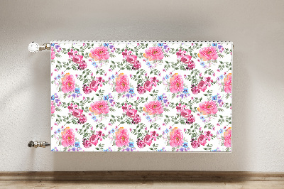 Cover per termosifone Fiori rosa