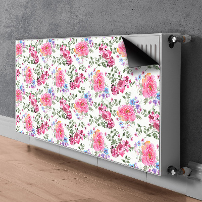 Cover per termosifone Fiori rosa