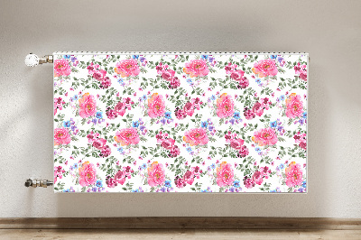 Cover per termosifone Fiori rosa