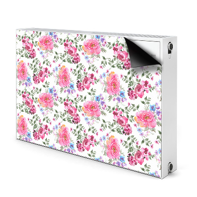 Cover per termosifone Fiori rosa