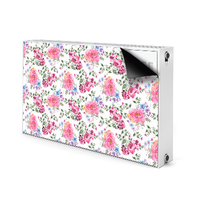 Cover per termosifone Fiori rosa