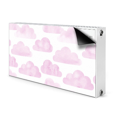 Cover per termosifone Nuvole rosa