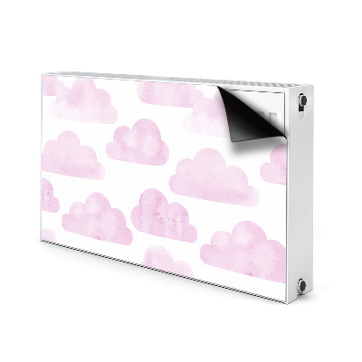 Cover per termosifone Nuvole rosa