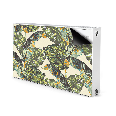 Cover per termosifone Foglie tropicali