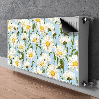 Adesivo magnetico per radiatore Fiori di camomilla