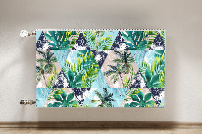 Pannello magnetico per radiatore Mosaico tropicale