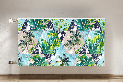 Pannello magnetico per radiatore Mosaico tropicale